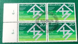 4 er Block Nr. 663 mit ETStempel Bern