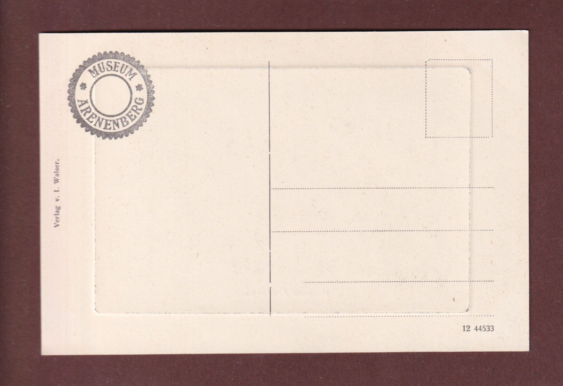 Ansichtskarten: Museum ARENENBERG – Gebraucht aus Pully von nicecards-shop 1