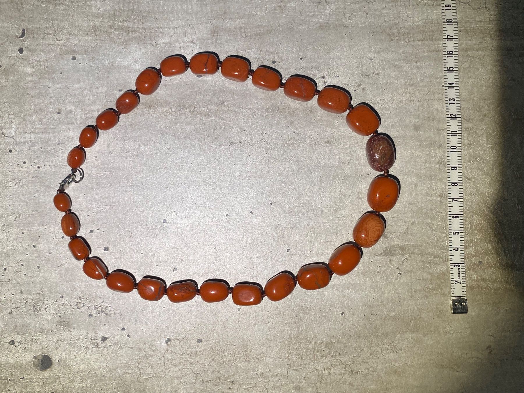 Catenine: Red Jaspis - Edelstein Halskette – Nuovo e nell'imballaggio originale da Laax GR venduto da krippenfiguren-laax 9