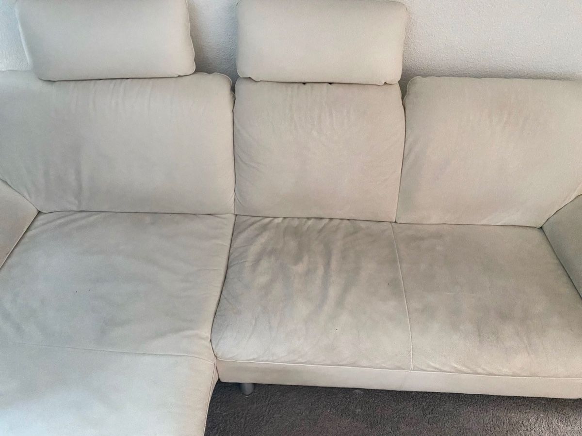 Sofas: Ecksofa Leder weiss – D'occasion à Emmen par Neon4 2
