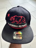 California Republic Snapback Cap – Schwarz Rot