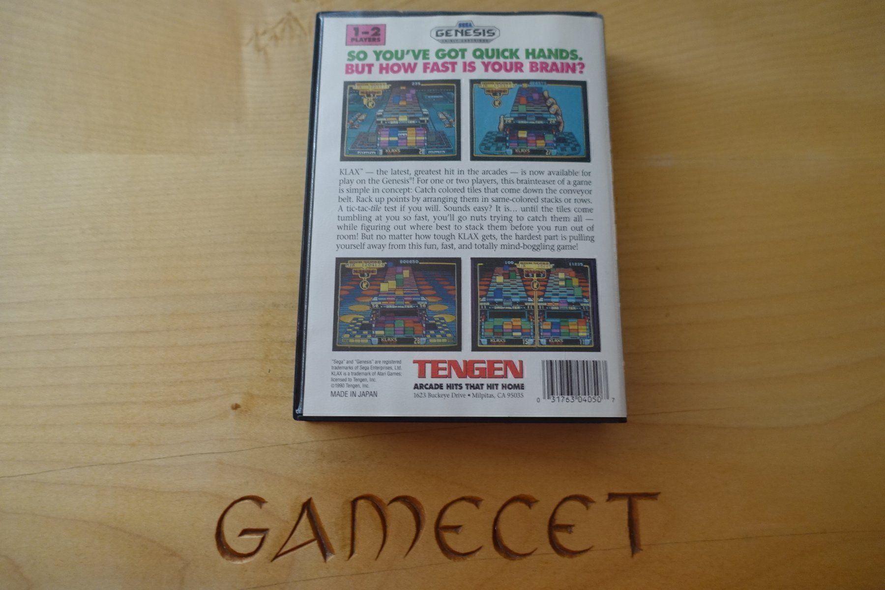Sega Jeux: Klax - Genesis – D'occasion à Steinach par Gamecet 2