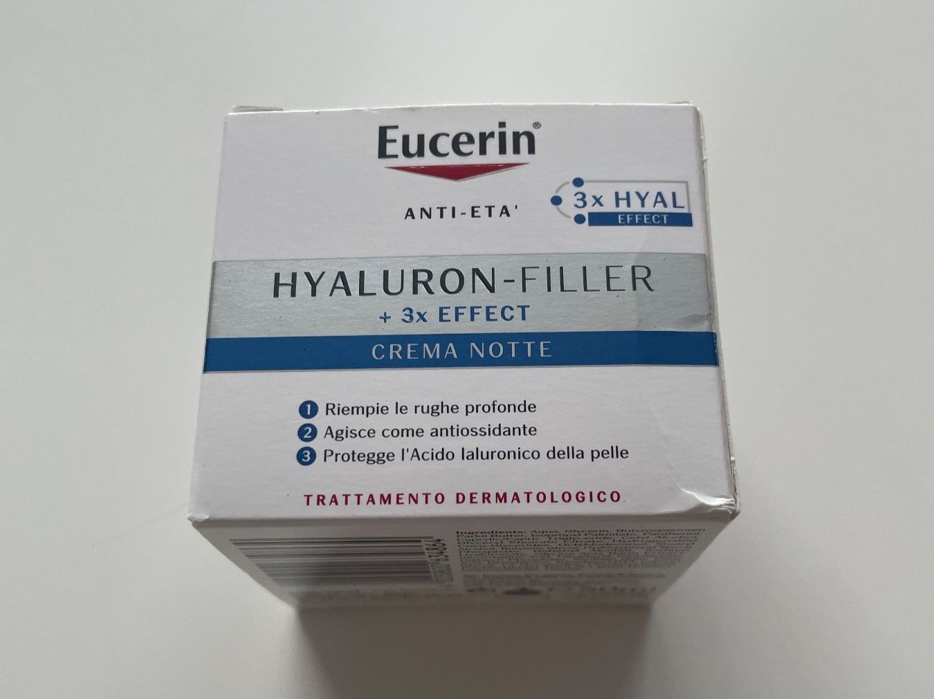 Cura del viso: Eucerin Filler 3x Effect Nachtcreme – Nuovo e nell'imballaggio originale da Langenthal venduto da sonne_00