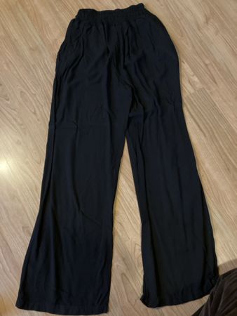 Schwarze Stoffhose, Gr. S/M