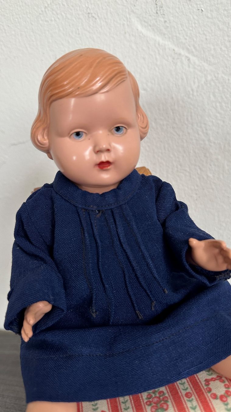 Bambole: Antike Cellba Puppe 25 cm, Celluloid – Usato da Zürich venduto da brazerola 5