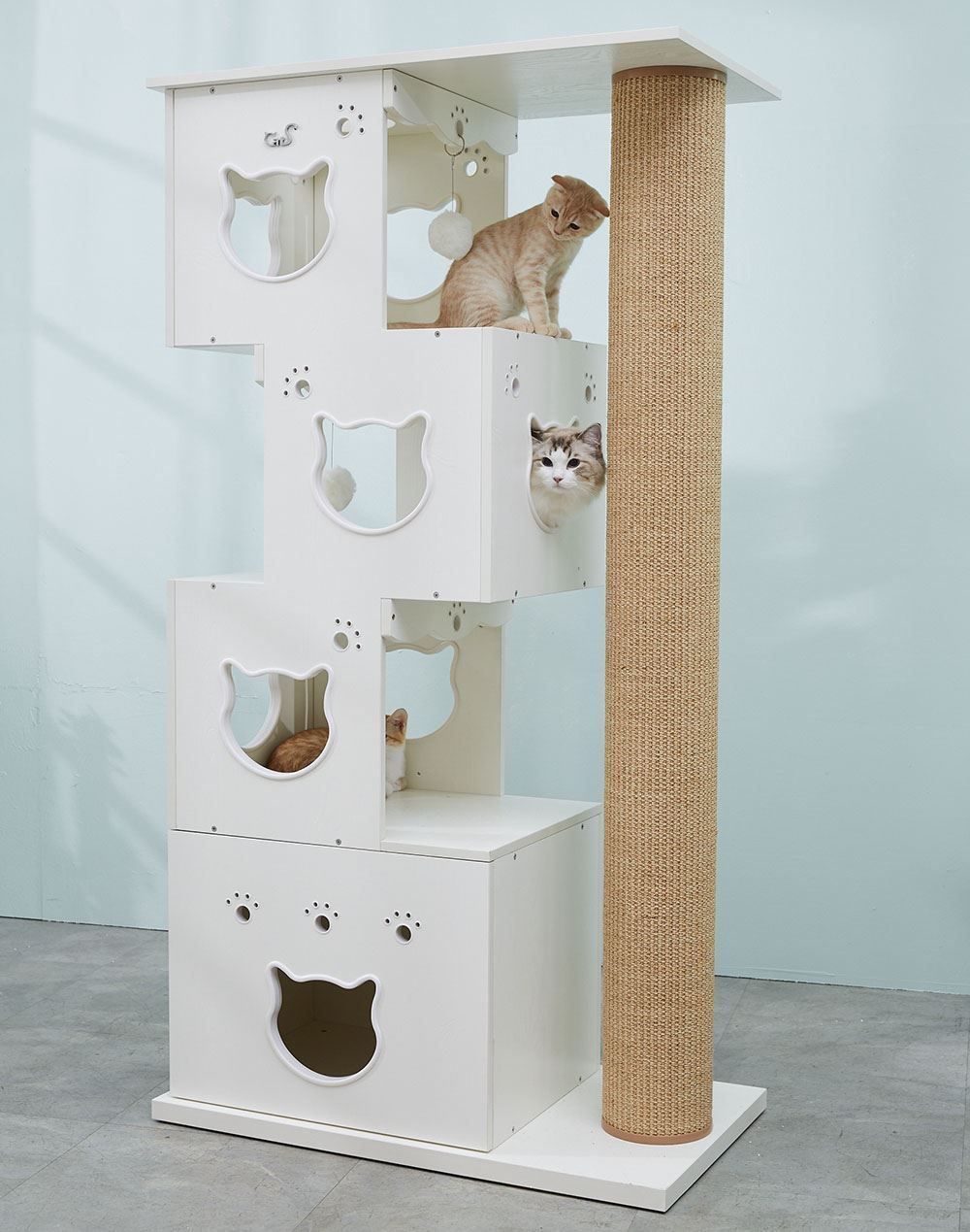 Tiragraffi: CatS Design "Multi Katzenbaum" 4 Stepps – Nuovo e nell'imballaggio originale da Mönchengladbach venduto da Zoopplier 4