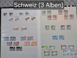 Briefmarken Schweiz - 3 Alben