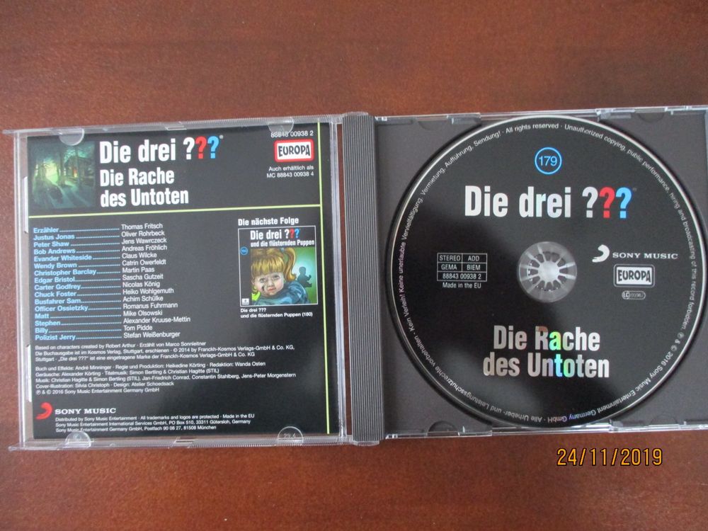 Die drei Fragezeichen Folge 179 (Gebraucht) in Liestal für CHF 4.5 ...