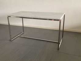 Beistelltisch Marmor Weiss
