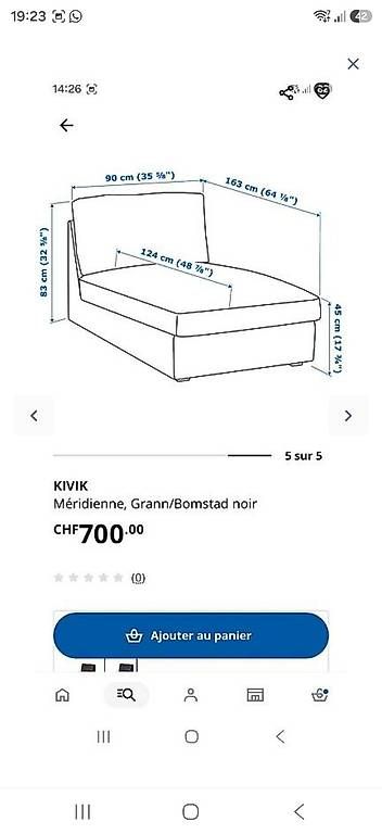 Divani: Canapé Kivik ikea – Usato da Billens venduto da nad_rw9f 2