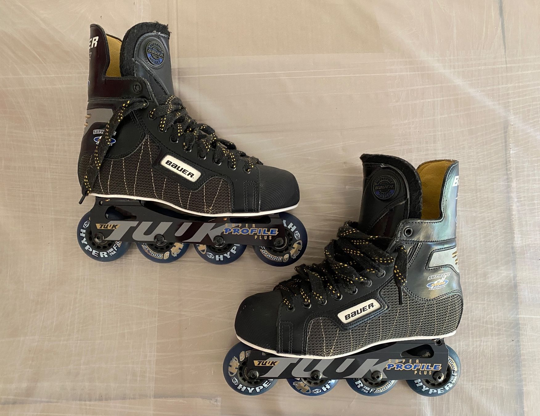 Pattini in linea & Pattini a rotelle: Bauer Composite Supreme 3000 Inlinehockey Schuh – Nuovo (secondo la descrizione) da Samstagern venduto da yngve07