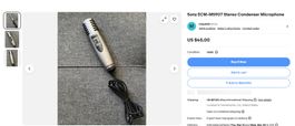 Sony ECM-MS907 Stereo Condenser Microphone