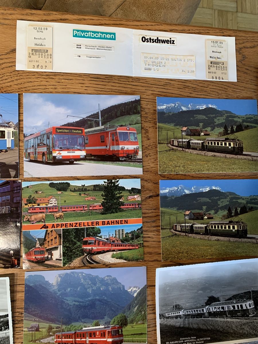 Modellini di ferrovie: Ansichtskarten Appenzellerbahnen – Usato da Winden venduto da EmilNeu 5