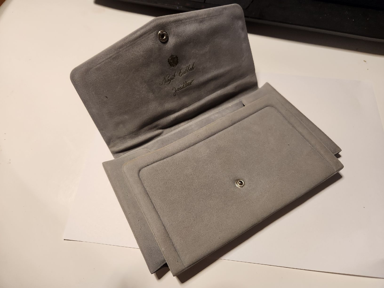 Portagioie: Etui à bijoux de luxe en velour – Usato da Territet venduto da Cenh 5