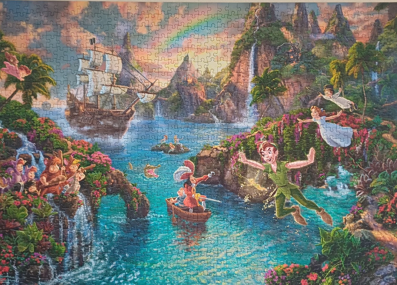 Puzzle: Schmidt Puzzle Disney Peter Pan, 1000 Teile, komplett – Usato da Volketswil venduto da Anzaru