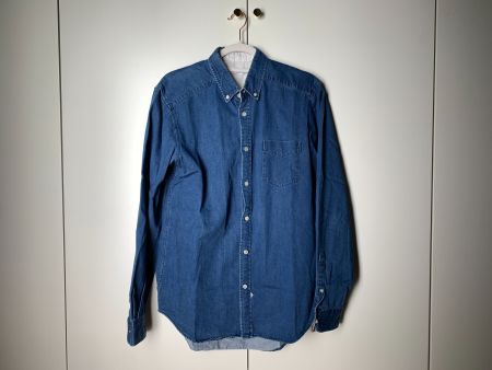 Assembly Label Jeanshemd Button-Down, Grösse M