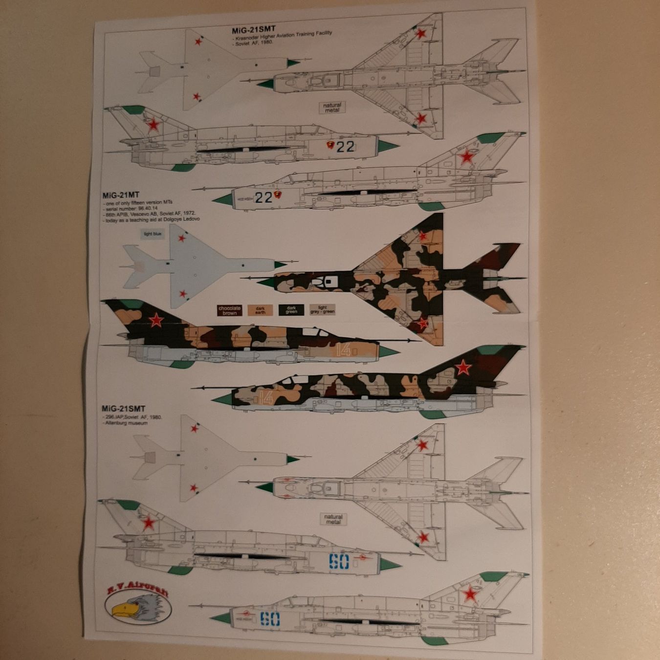 Kit di modellismo & Modellini statici: 2284 ... MIG-21 SMT ... RV 72030 – Nuovo (secondo la descrizione) da Bonstetten venduto da Benibanny59 2