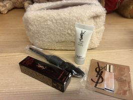 Yves Saint Laurent Kosmetik Tasche mit Produkten neu