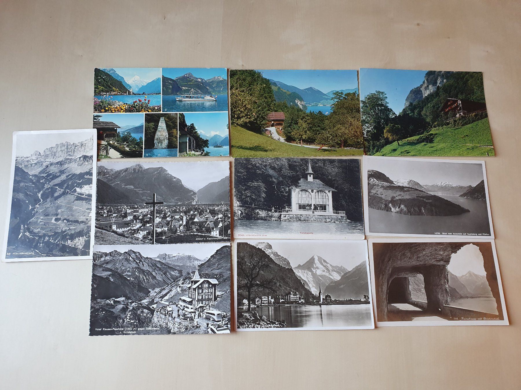 Cartoline postali: 10 x Karten Kanton Uri ab 1937 – Usato da Stansstad venduto da collectorsshop