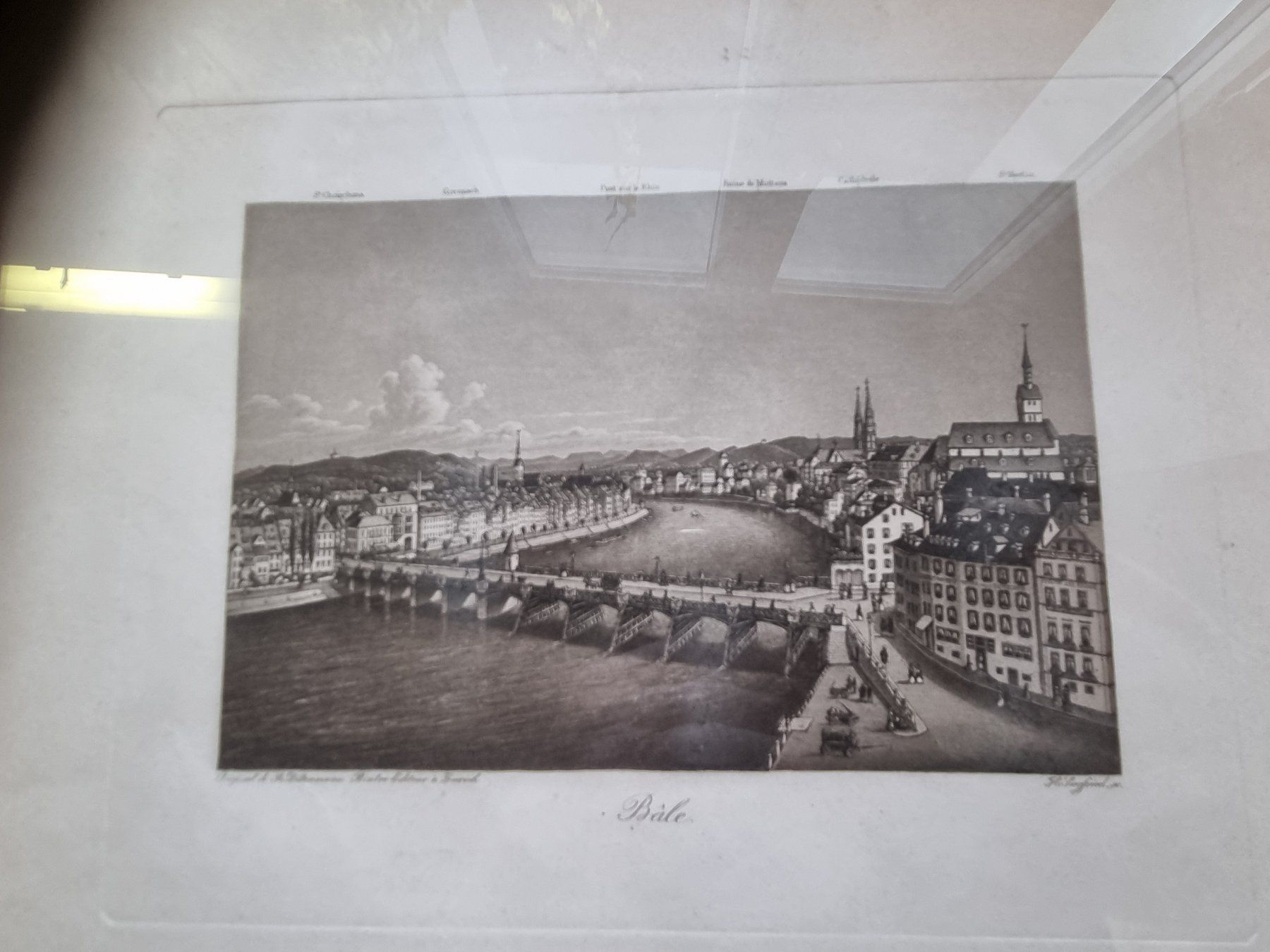 Incisioni: BASEL schöner Stich ORIGINAL DICKENMANN Siegfried – Usato da Trachslau venduto da bastet06 1