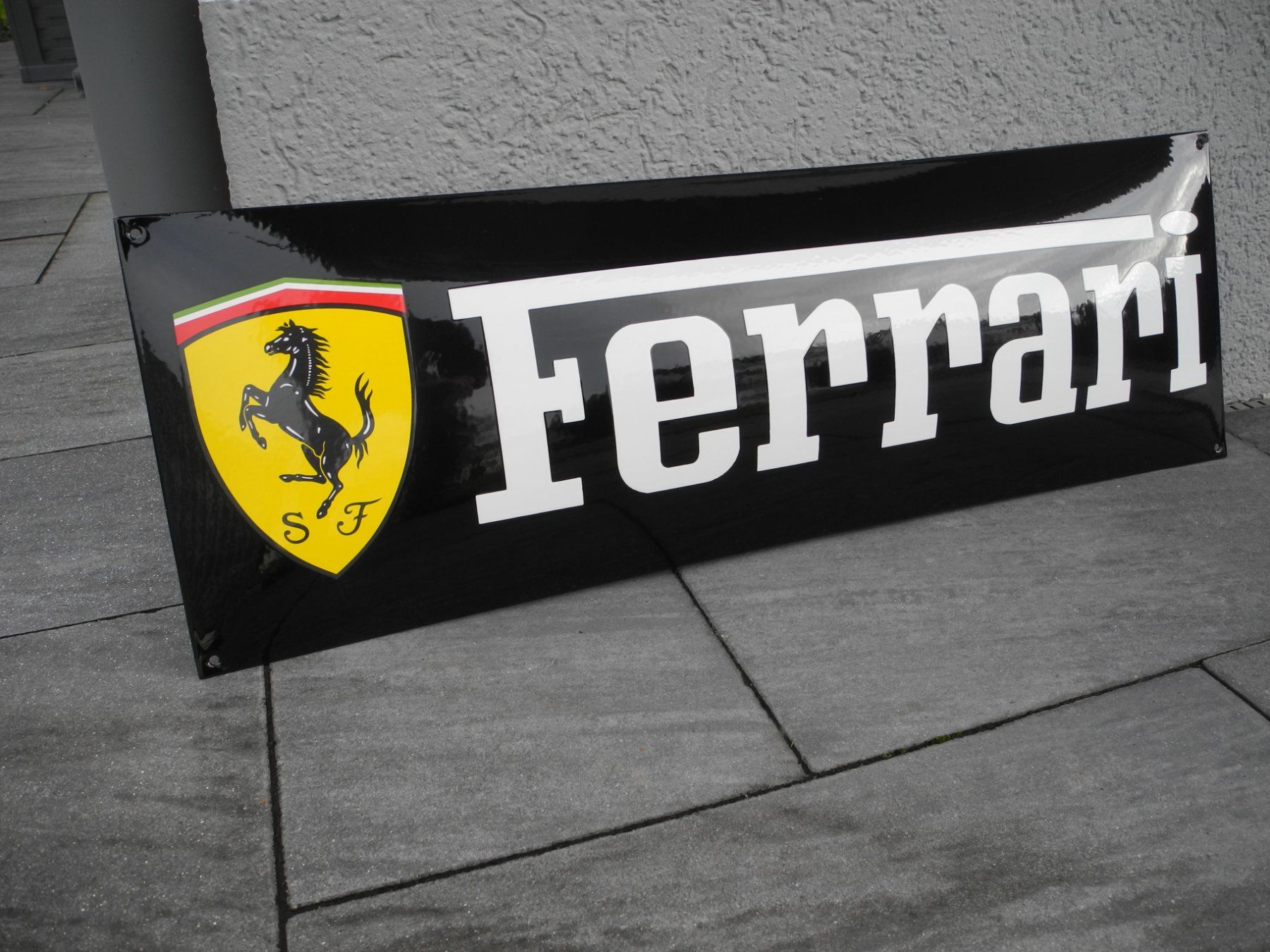 Ferrari Schilder: XXL FERRARI EMAILSCHILD – Gebraucht aus Reinach AG von Huckleberrysix 4