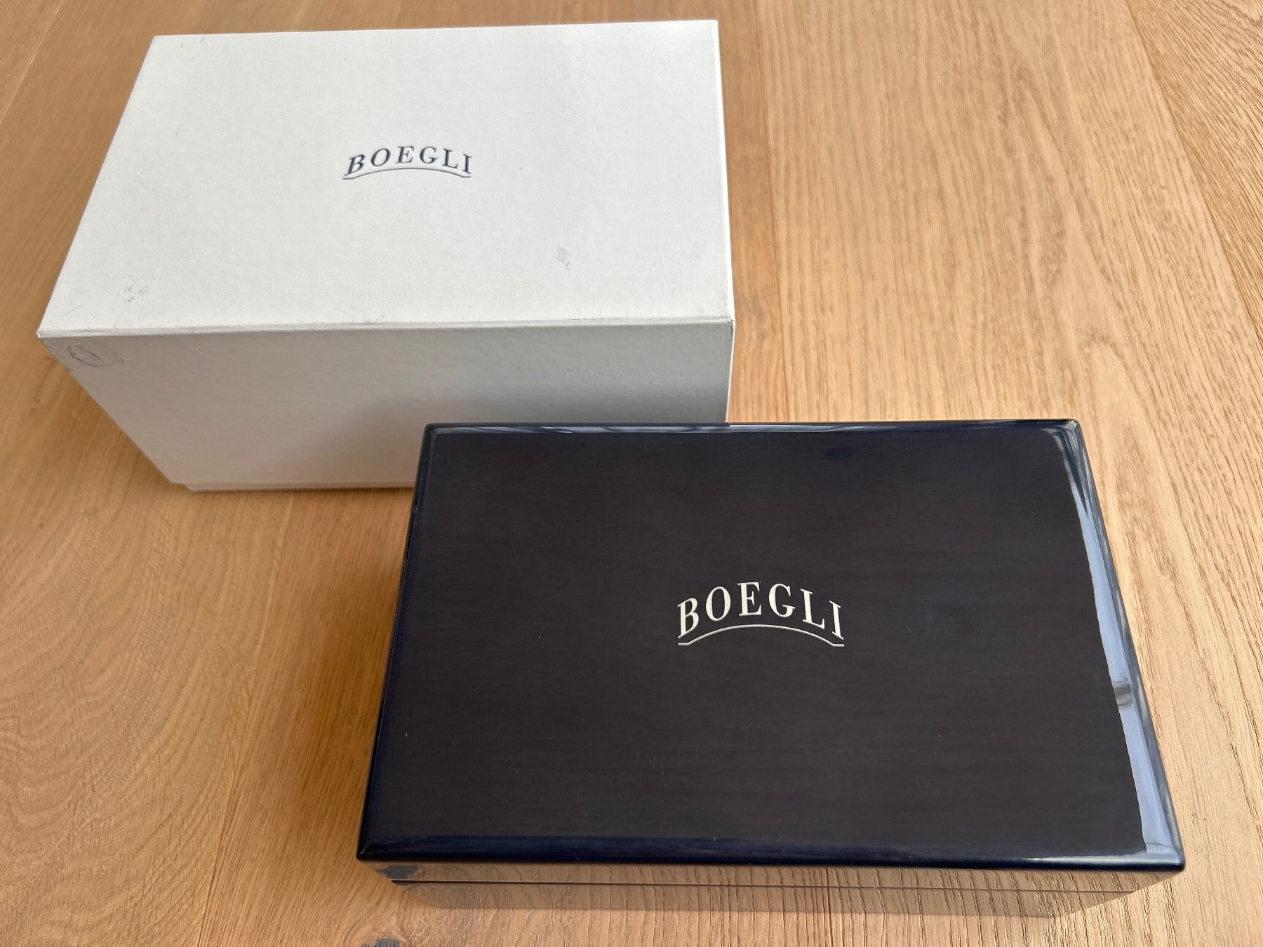 Orologi: Boegli Uhrenbox – Nuovo e nell'imballaggio originale da Fläsch venduto da sus_69xn
