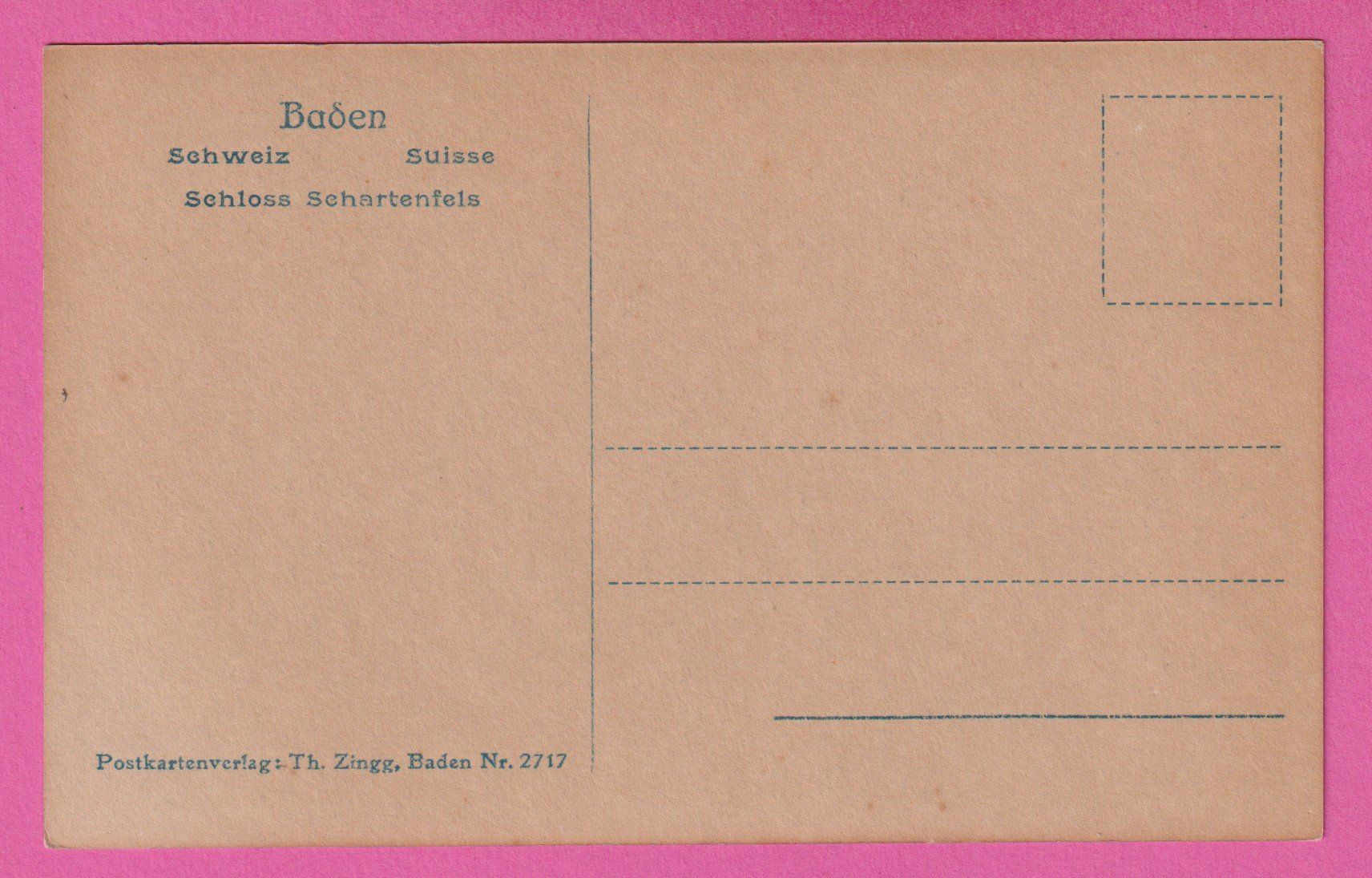 Cartoline postali: Baden Schloss Schartenfels – Usato da Einsiedeln venduto da dillie 1