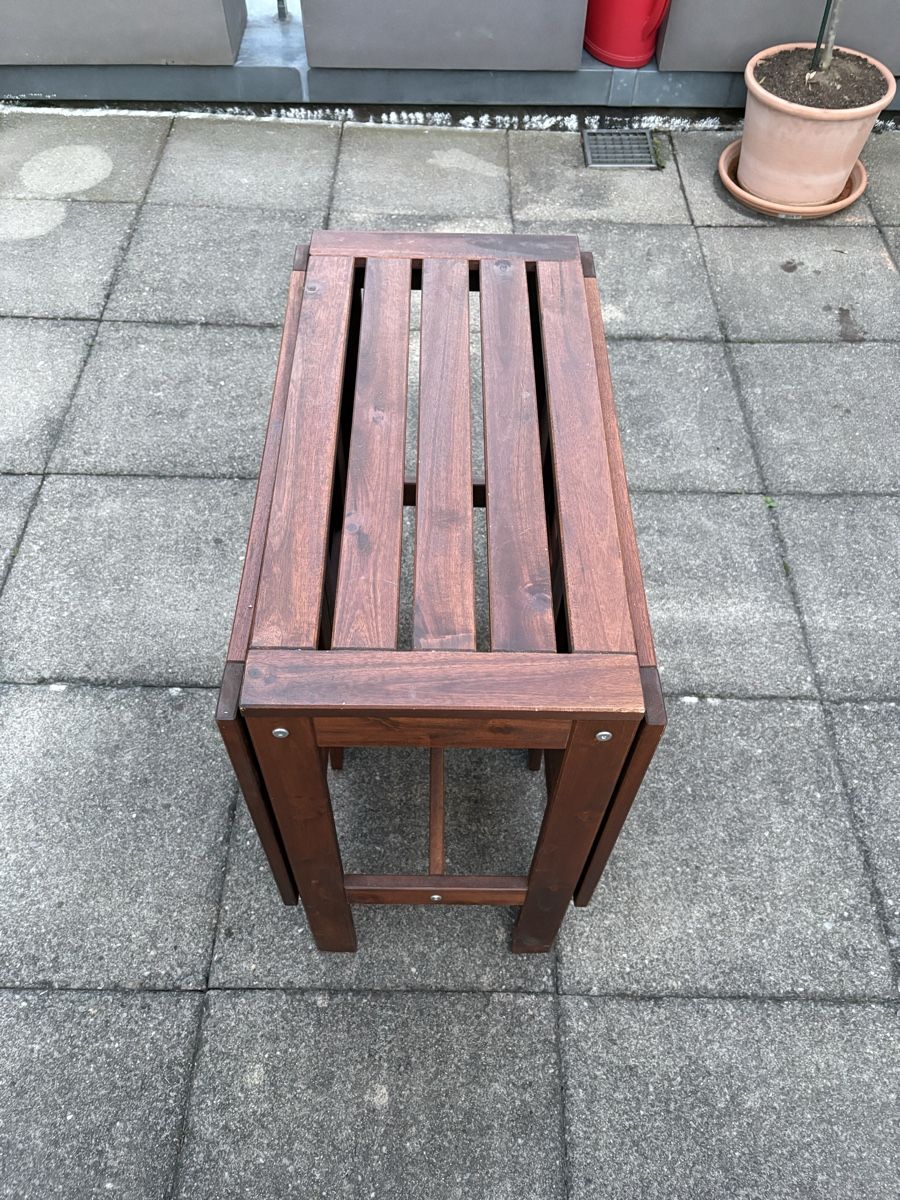 Tavoli: Holz Klapptisch, ideal für Balkon oder Garten – Usato da Küsnacht / ZH venduto da dm.mm 4