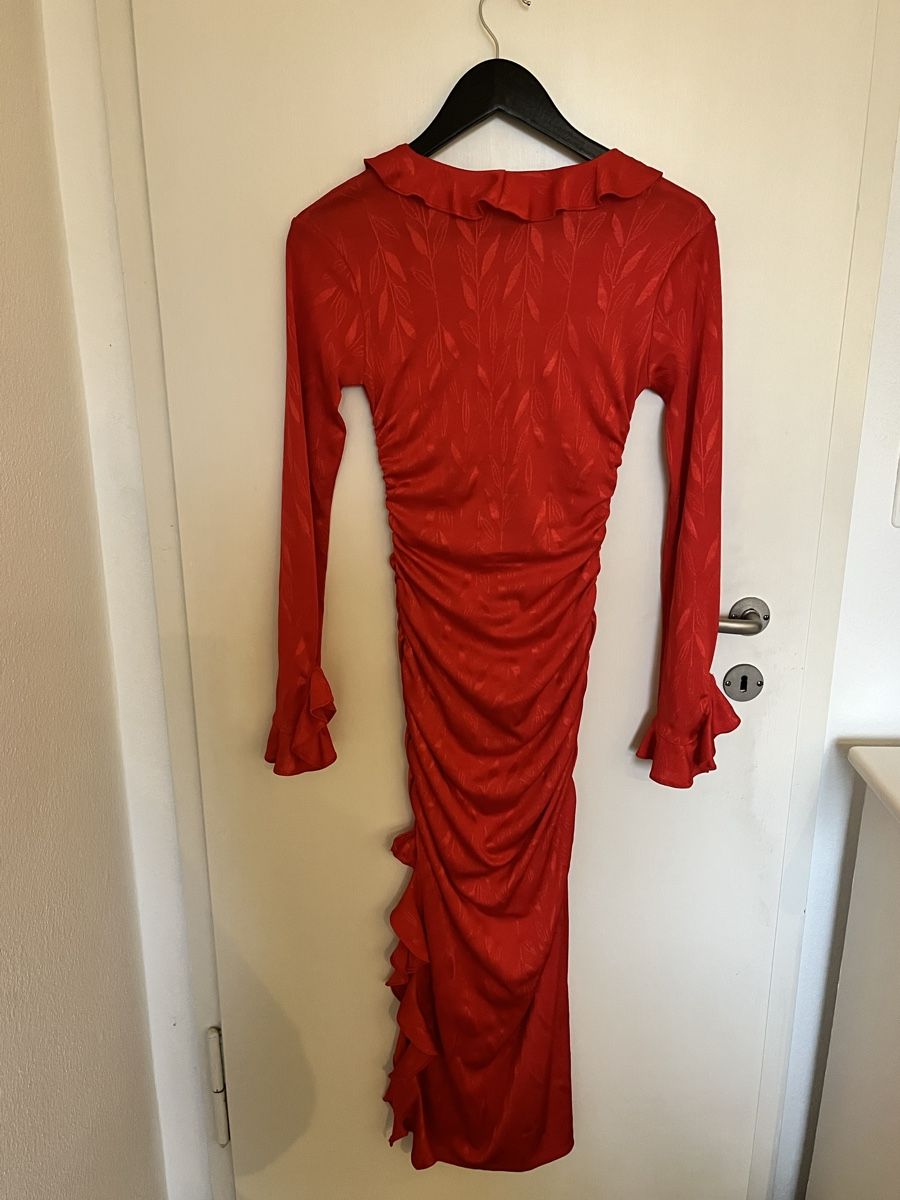 Zara Vestiti: Langes rotes Kleid Zara Grösse S – Usato da Teufenthal AG venduto da Nanahu 1