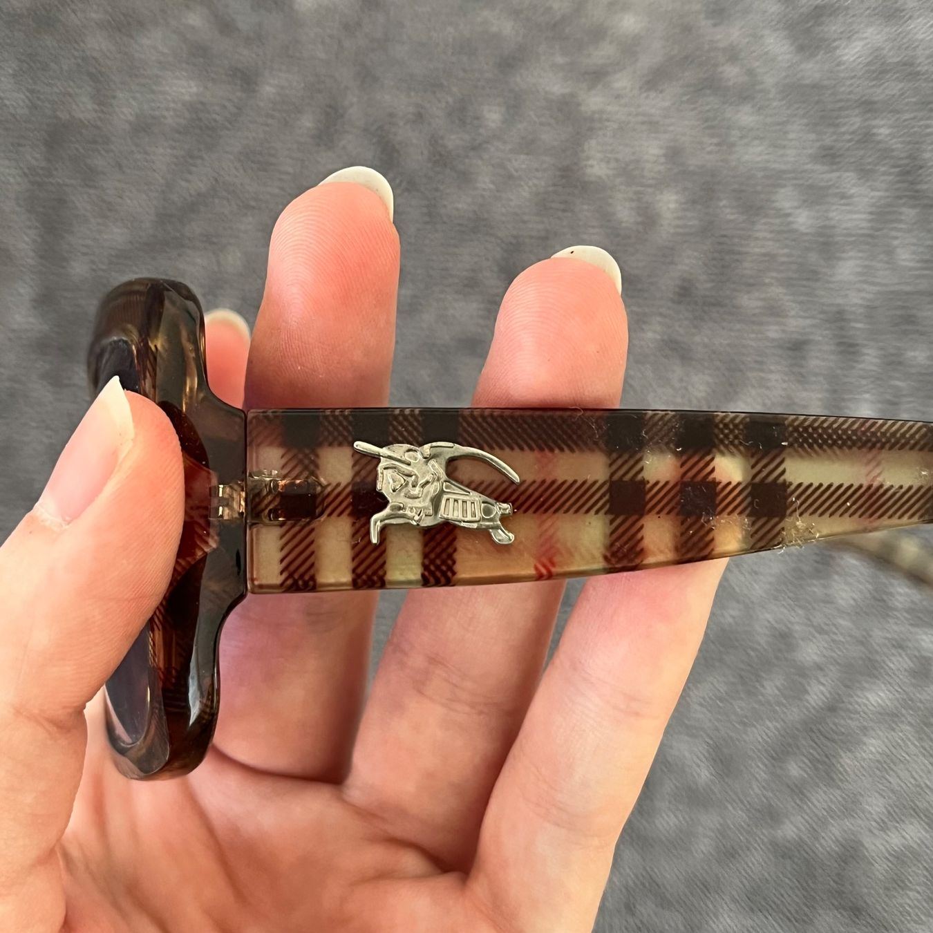 Burberry Occhiali & Lenti: Burberry Plaid Sunglasses / Sonnenbrille – Usato da Zug venduto da saskia-chiara 2