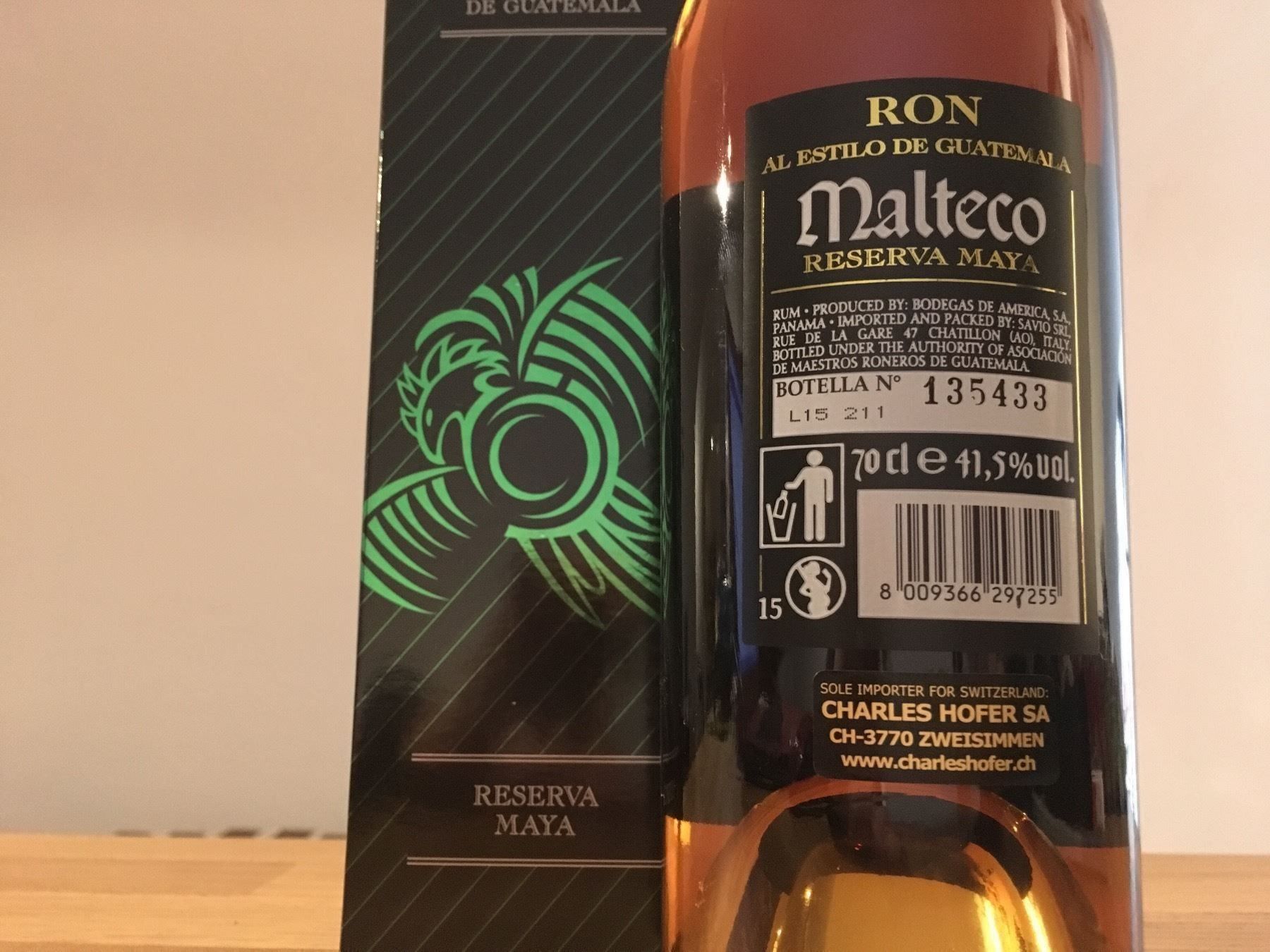 Bevande alcoliche: Ron Malteco 15 años Reserva – Nuovo e nell'imballaggio originale da Neuwilen venduto da Geniesser100 1