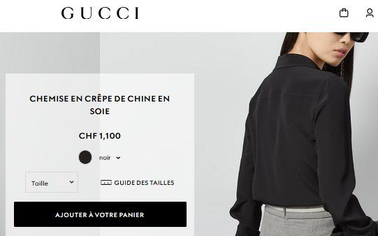 Gucci Camicette: Gucci Seidenhemd / Blouse en soie .S – Usato da Collonges venduto da Auganien 4