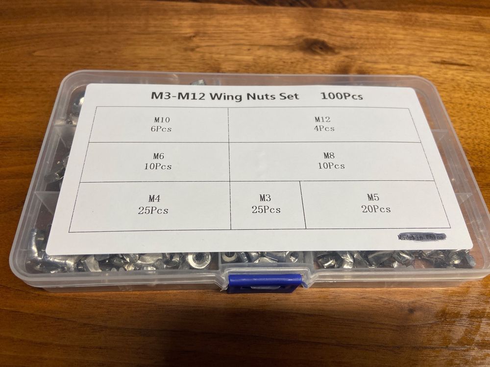 5 Stück Messing Flügelmuttern - M3 Bis M14 Größen Für Handmontage