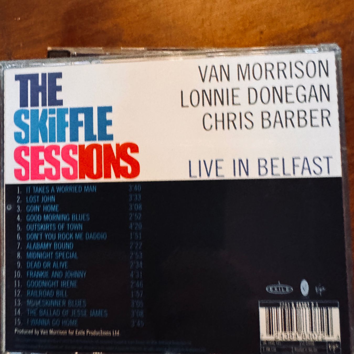 CD: VAN MORRISON & FRIENDS: The Skiffle Sessions Live – Usato da Merligen venduto da barratt 1