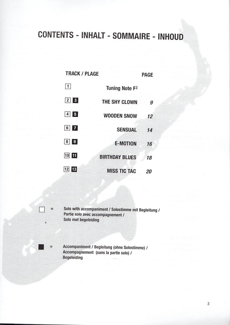 Libri: Musiknoten Saxophon – Usato da Wangen SZ venduto da bockmattli07 1