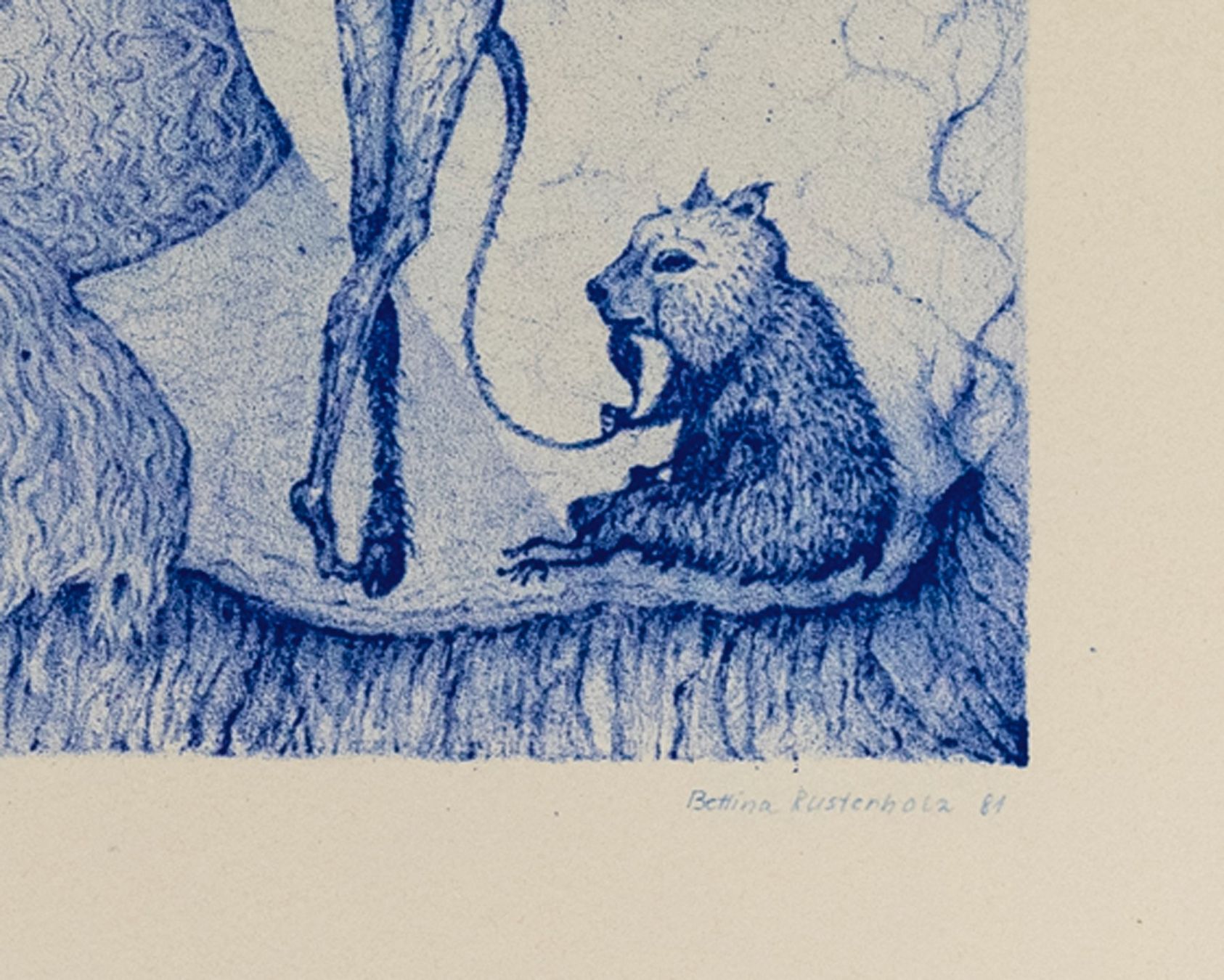 Grafica & Litografie: Bettina Rusterholz, Lithografie – Usato da Masein venduto da KunstvonFrauen 5