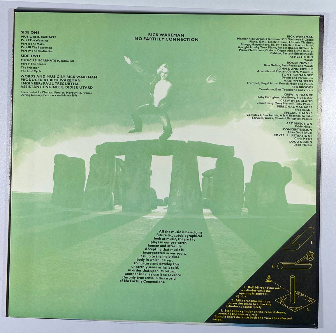 Dischi in vinile: LP: RICK WAKEMAN - No Earthly Connection – Usato da Frenkendorf venduto da Yard-Sale-2000 2