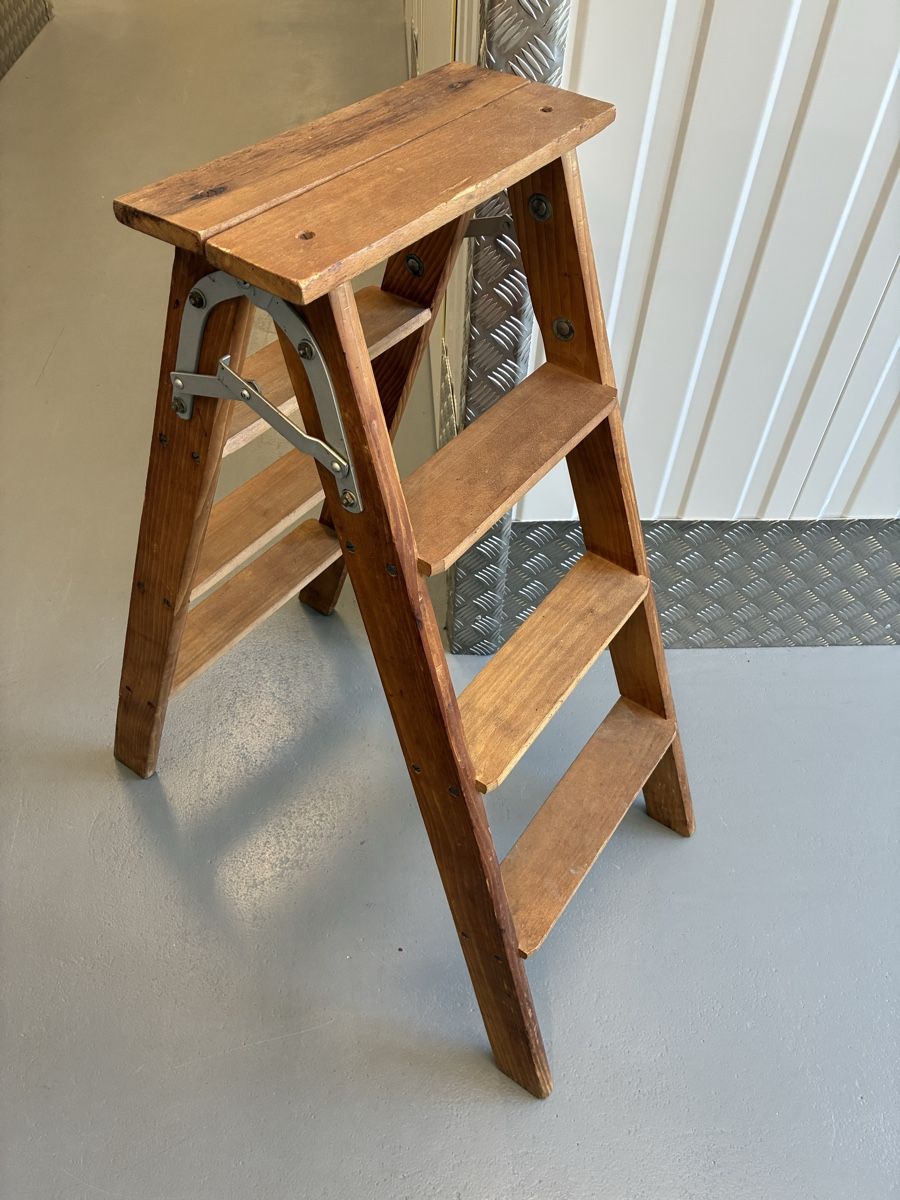 Scale: Vintage-Holzleiter  – Usato da Bern venduto da wisemagpie 2