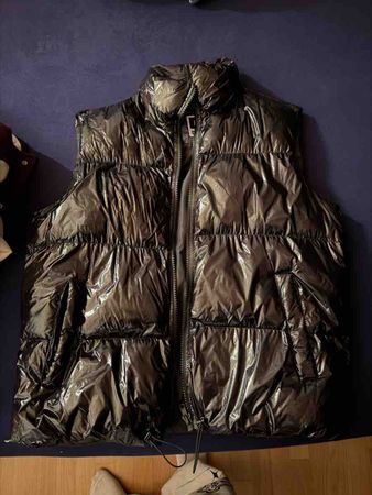 DEF Gilet Herren Grösse L Daunenweste schwarz