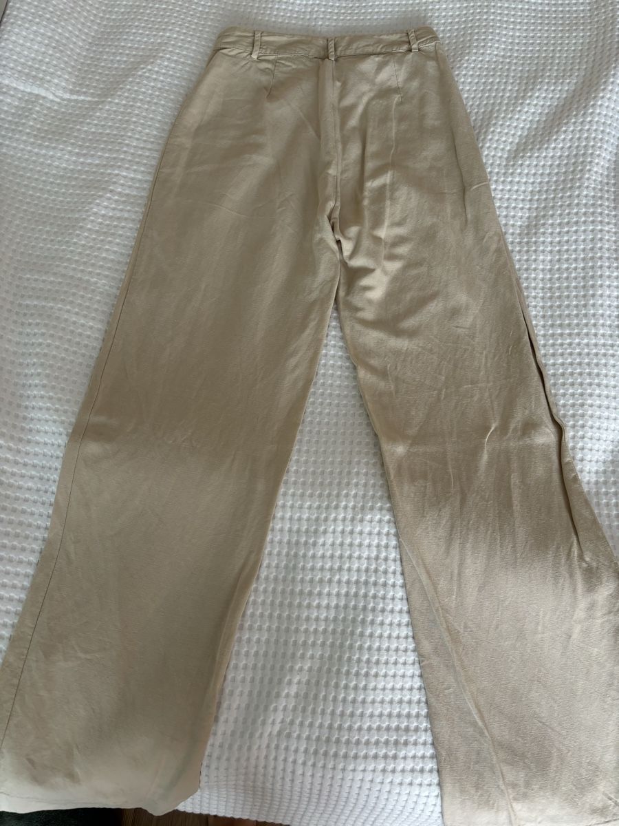 Pantaloni: linen beige wide leg pants envii – Usato da Winkel venduto da Zimtguetzli