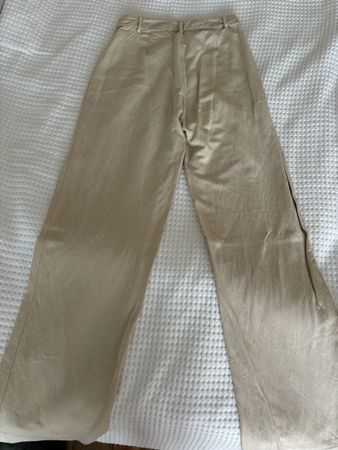 linen beige wide leg pants envii