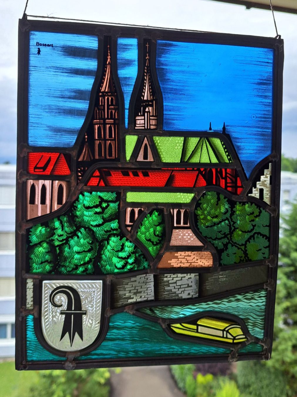 Altro in Antiquarato & Arte: Vitrail 20 x 26 cm Bossert Bâle – Usato da Romanel-s-Lausanne venduto da Jedermann01