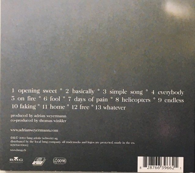 CDs: Adrian Weyermann - Home – Gebraucht aus Grüningen von azulgris 1