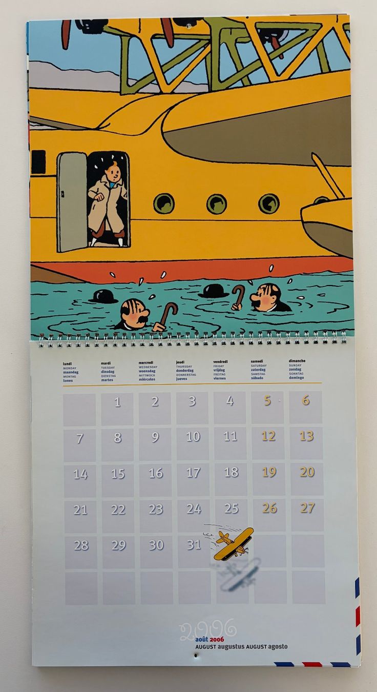 Fumetti: tintin Kalender 2006 - 30x30 cm - NEU – Nuovo (secondo la descrizione) da Biel/Bienne venduto da Meshe12 3