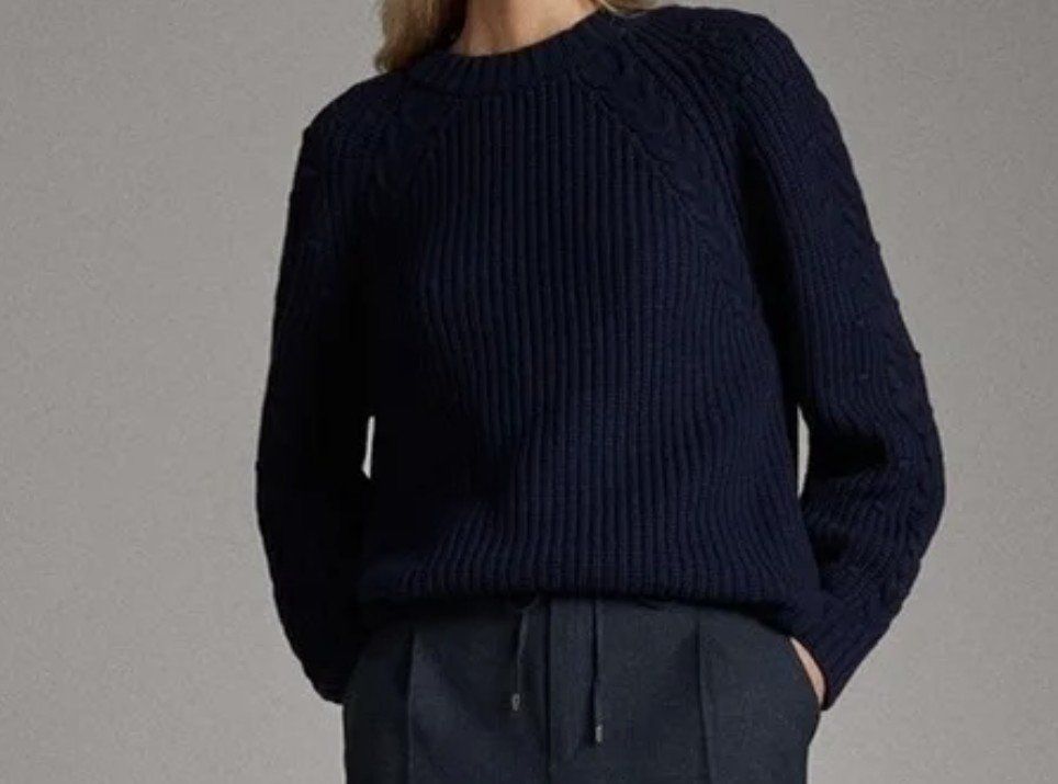 Massimo Dutti Pulls & Sweat-shirts: Massimo Dutti Strickpullover, neu, Gr.L, dunkelblau – Neuf (Voir description) à Nürensdorf par 2ND_STORY 8