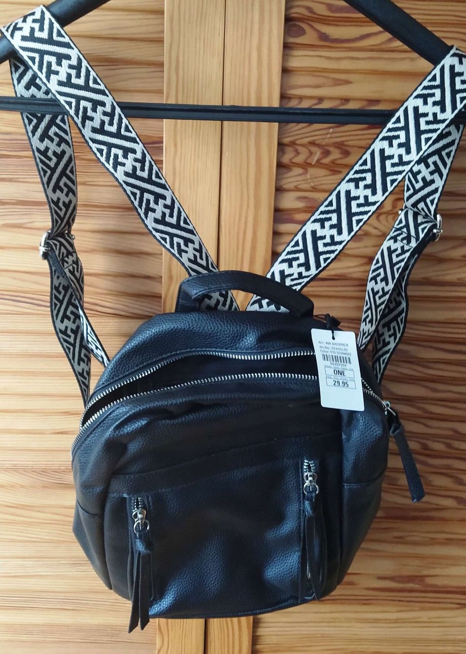 Zaini: Rucksack / Backpack, Schwarz - 27 cm x 27 cm x 12 cm - – Nuovo e nell'imballaggio originale da Zürich venduto da 1-2-3-Kaufen 4
