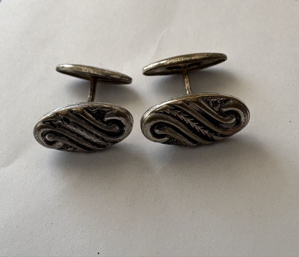 Gemelli: Boutons de manchette vintage argentés - Chic ! – Usato da Crans  Montana venduto da proff 1