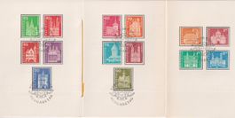 17) 1960 Lot 15 Faltblatt 25 bis 38, SBK  Fr.  340.-