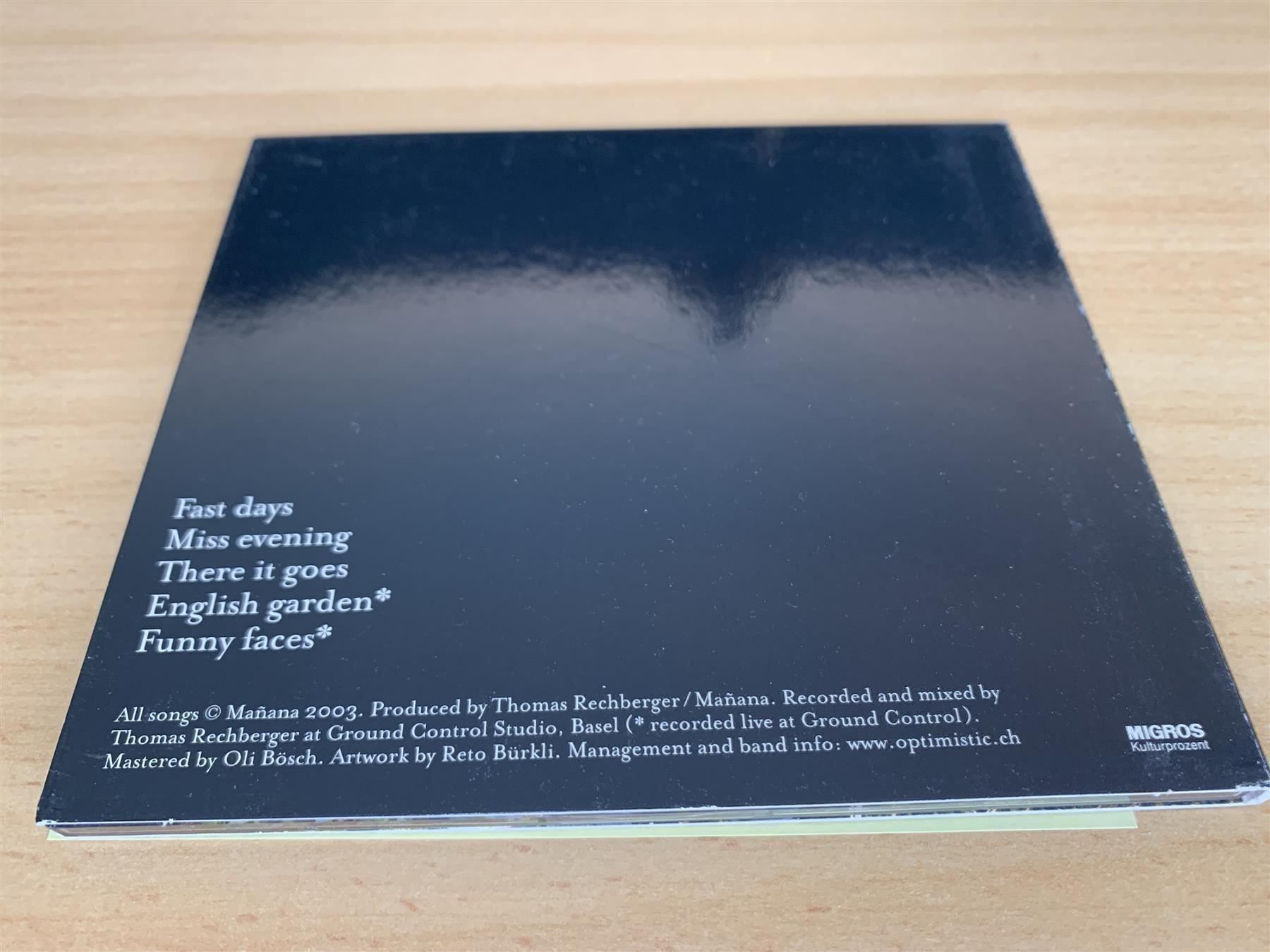 CD: Manana – Fast Days – Usato da Rikon im Tösstal venduto da Alpenmutz 1