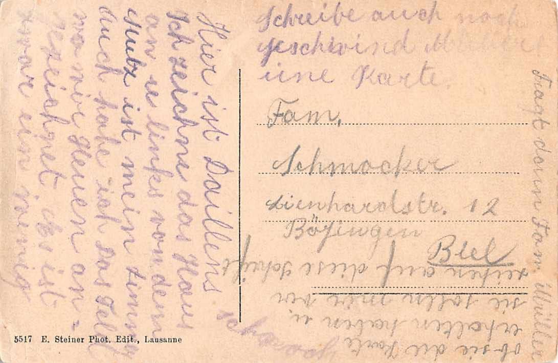 Cartoline postali: Souvenir de DALILENS 1905 vue generale – Usato da Winterthur venduto da SchatzchischtliWinti 1